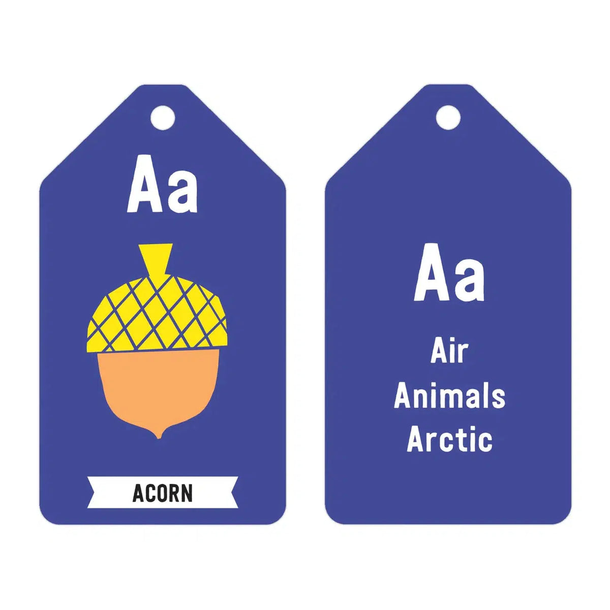 Front view of the &quot;A&quot; card in the set.