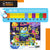 Front view of a poster showing what you can do in program mode with The Coding Bot - STEM Educational Coding Toy Robot For Kids.