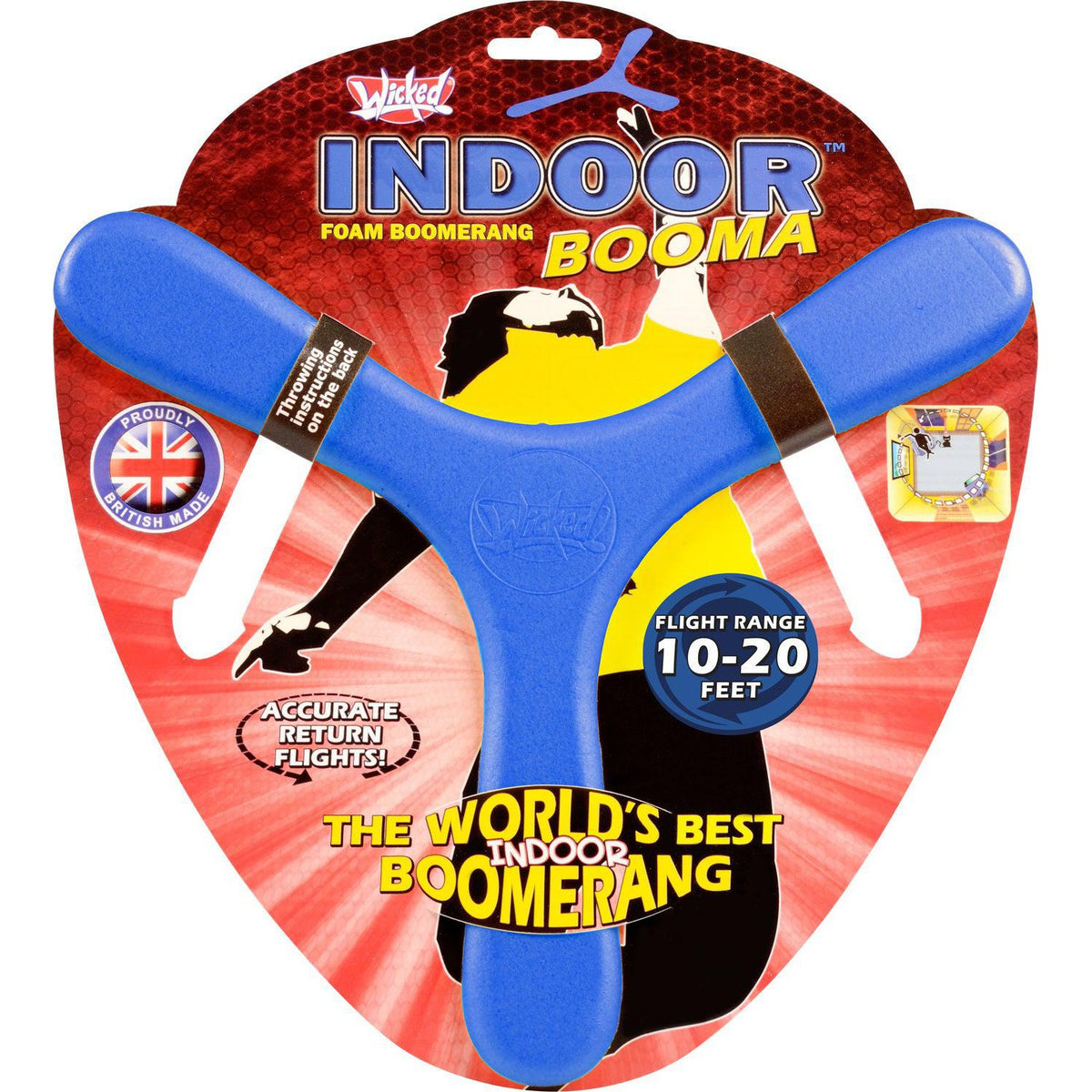 Wicked Indoor Boom - The World&#39;s Best Indoor Boomerang-Active &amp; Sports-MukikiM-Yellow Springs Toy Company