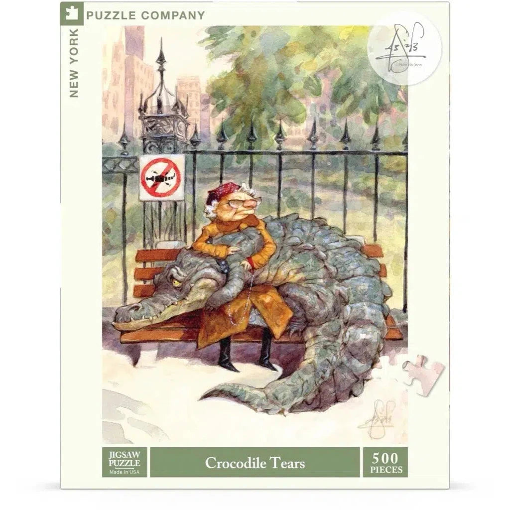 Crocodile Tears - 500 Pieces-Puzzles-New York Puzzle Company-Yellow Springs Toy Company