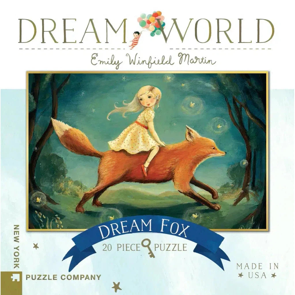 Dream Fox Mini | Martin - 20 Piece Mini Puzzle-Puzzles-New York Puzzle Company-Yellow Springs Toy Company