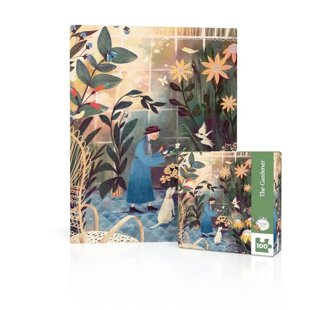 The Gardner | Sirius - 100 Piece Mini Puzzle-Puzzles-New York Puzzle Company-Yellow Springs Toy Company