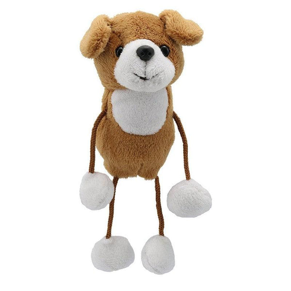 Front view of Dog-Finger Puppet.