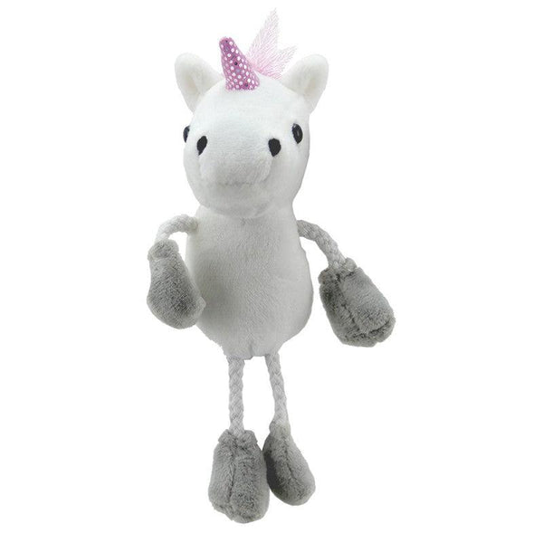 Front view of the Unicorn-Finger Puppet.