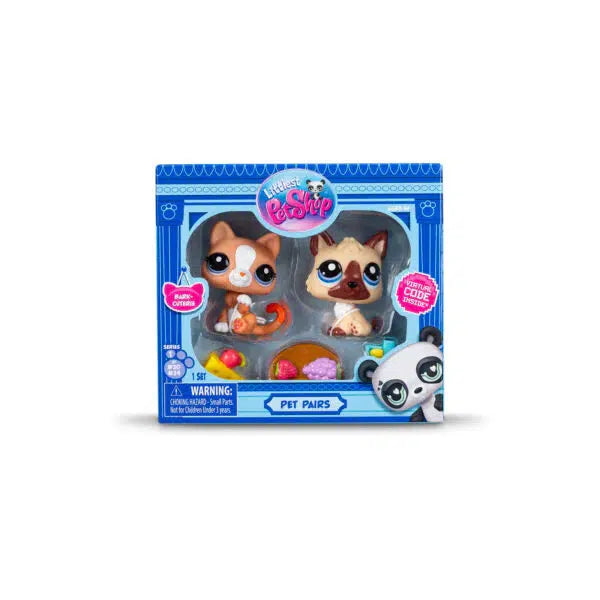 Littlest Pet Shop - Pet Pairs - Generation 7 - Wave 1 (Cat and Shepherd)-Tech Toys-Schylling-Yellow Springs Toy Company