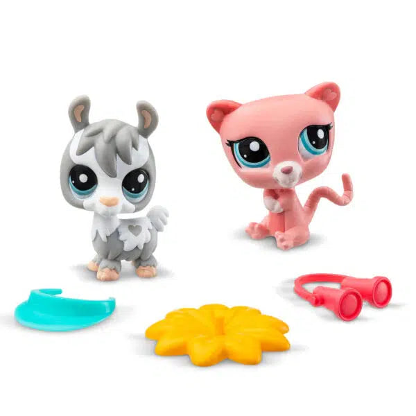 Littlest Pet Shop - Pet Pairs - Generation 7 - Wave 1 (Llama and Possum)-Tech Toys-Schylling-Yellow Springs Toy Company
