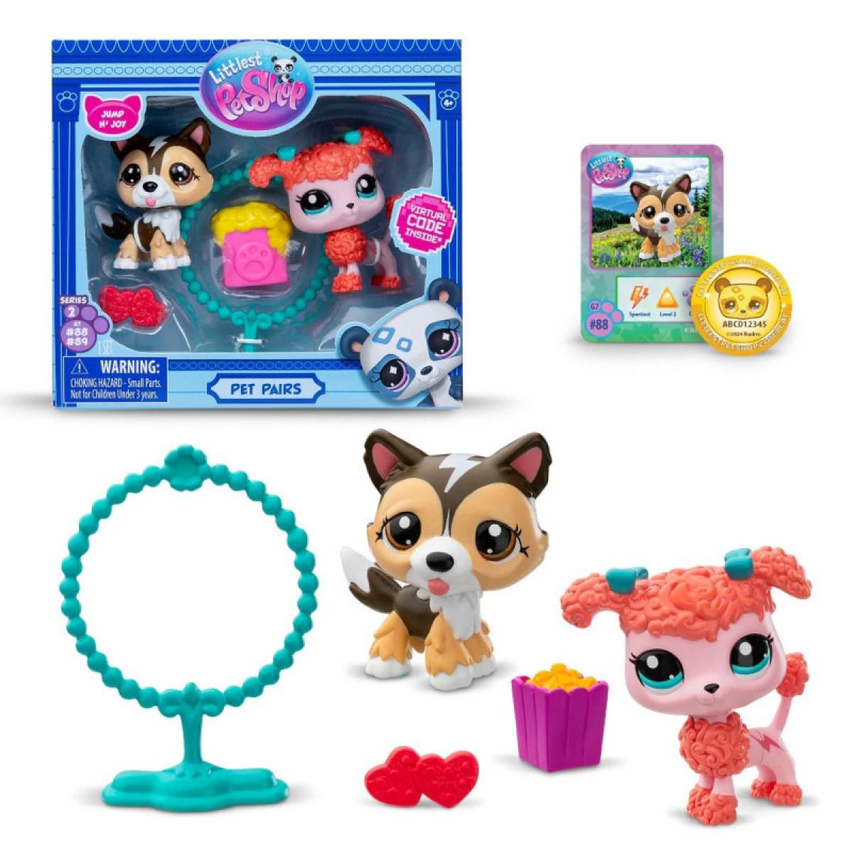 Littlest Pet Shop Pet Pairs - Series 2 - Sheltie and Poodle-Tech Toys-Schylling-Yellow Springs Toy Company