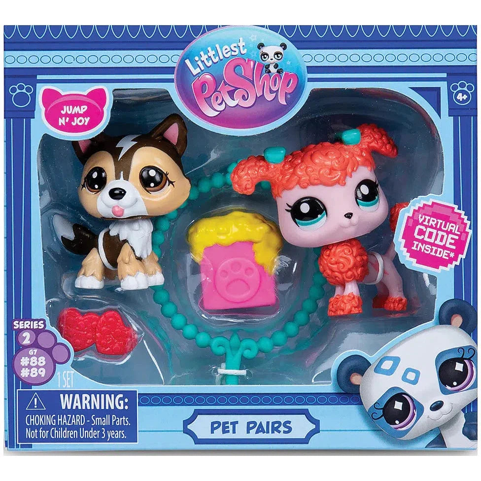 Littlest Pet Shop Pet Pairs - Series 2 - Sheltie and Poodle-Tech Toys-Schylling-Yellow Springs Toy Company