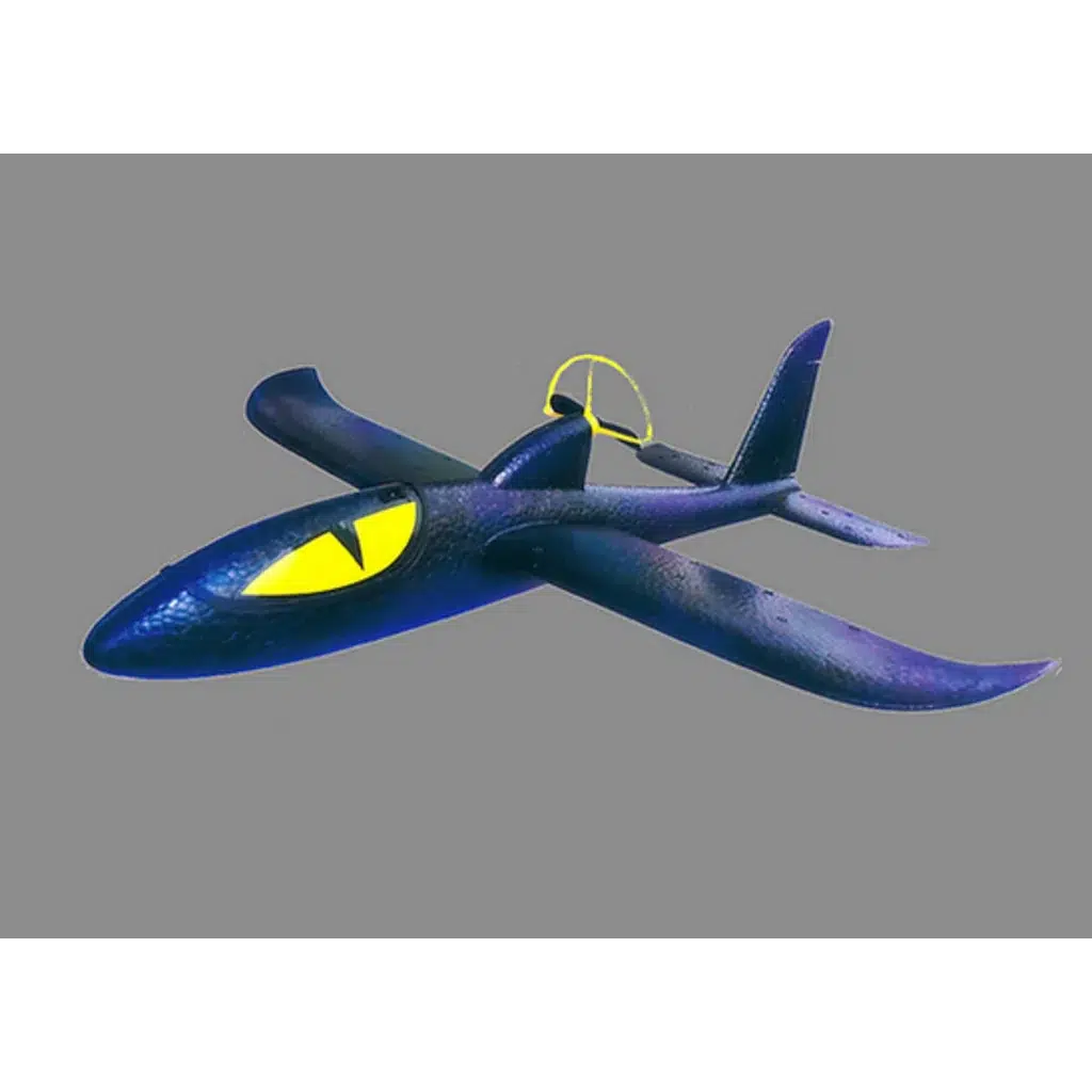 Front view of Phantom Flyer Powered Glider in the box.