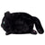 Side view of Mini Black Kitty-7-Inch laying down.