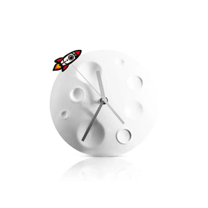 Front view of the Rocket Moon Clock.