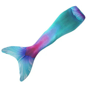 Front view of the Ariel's Mermaid Magic Tail Skin.