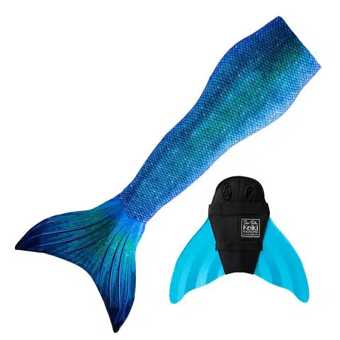 Blue Lagoon Mermaid Tail + Monofin Set - JM Teen/Adult Misses 6-8-Gear &amp; Apparel-Yellow Springs Toy Company
