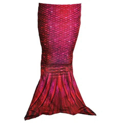 Front view of the Fiji Red Mermaid Tail.
