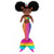 Front view of Aaliyah Black Unicorn Mermaid Doll.