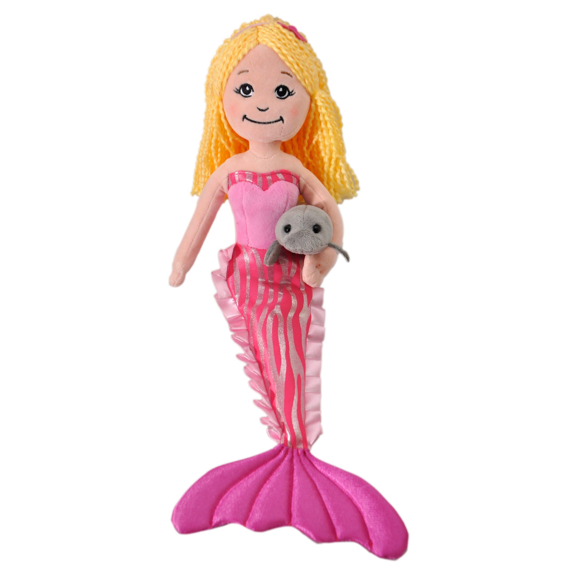Mermaid & Manatee - 17 Inch-Stuffed & Plush-Yellow Springs Toy Company