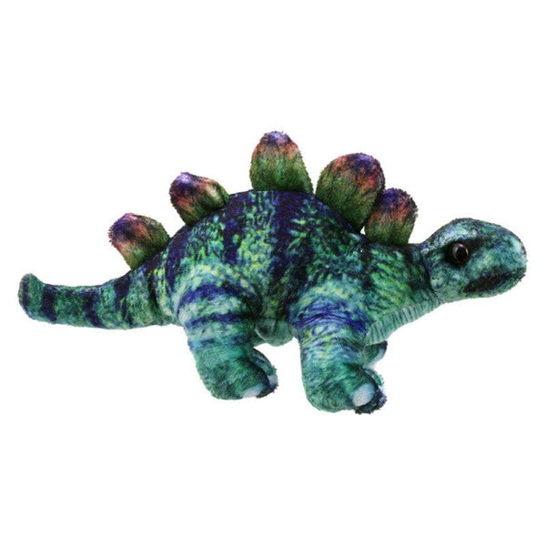 Front side view of the Stegosaurus-Finger Puppet.