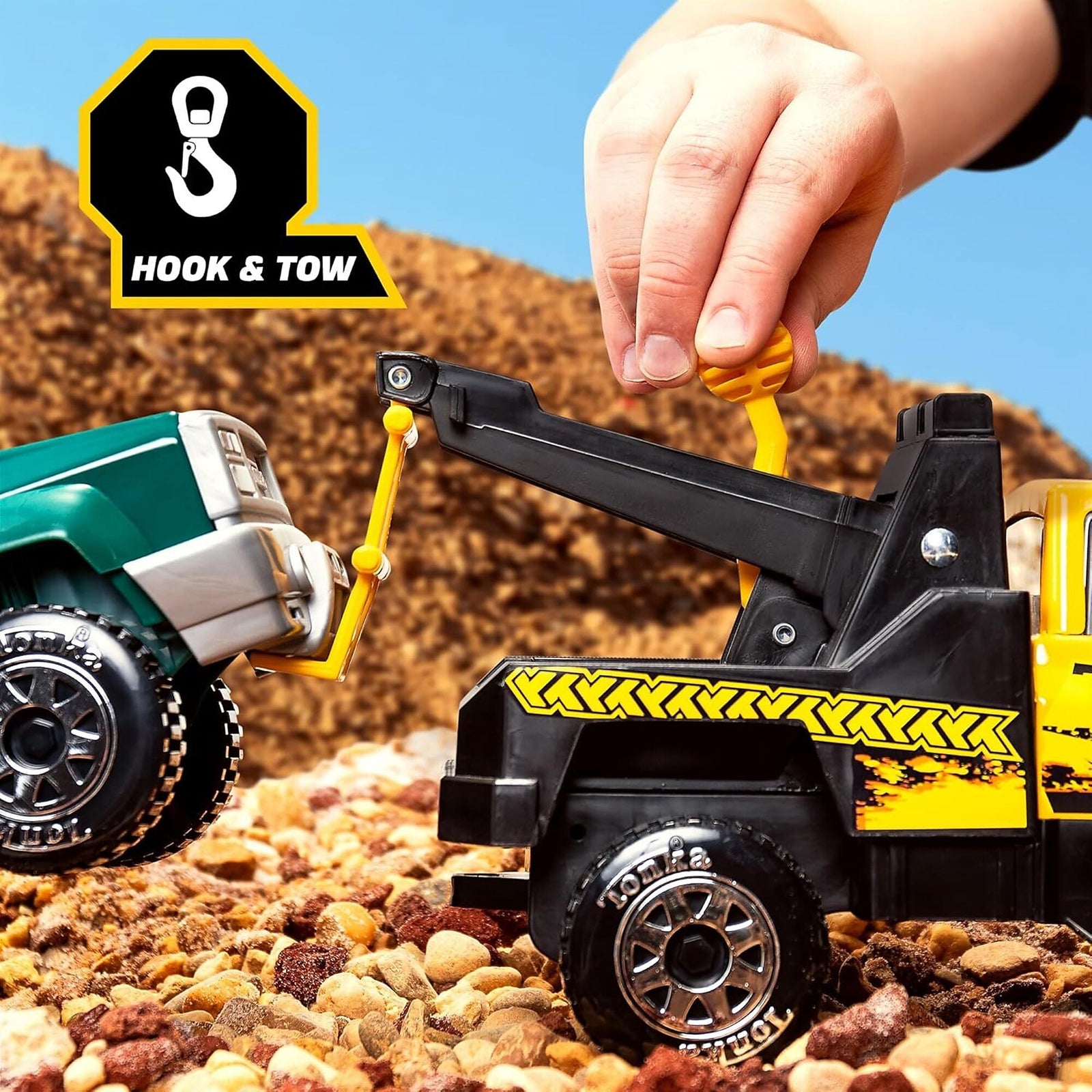 Tonka Steel Classic - Tow Truck-Vehicles & Transportation-Schylling-Yellow Springs Toy Company