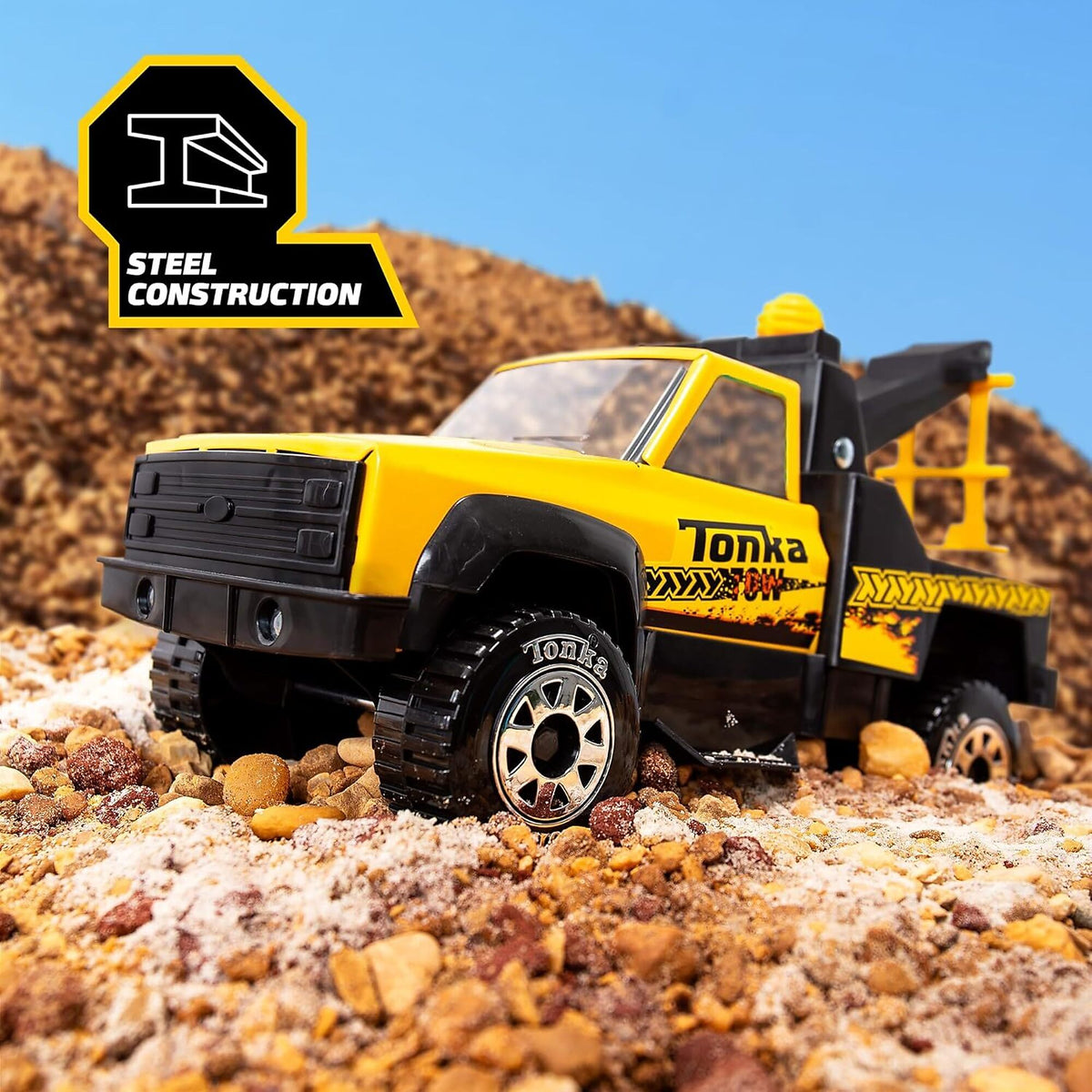 Tonka Steel Classic - Tow Truck-Vehicles & Transportation-Schylling-Yellow Springs Toy Company
