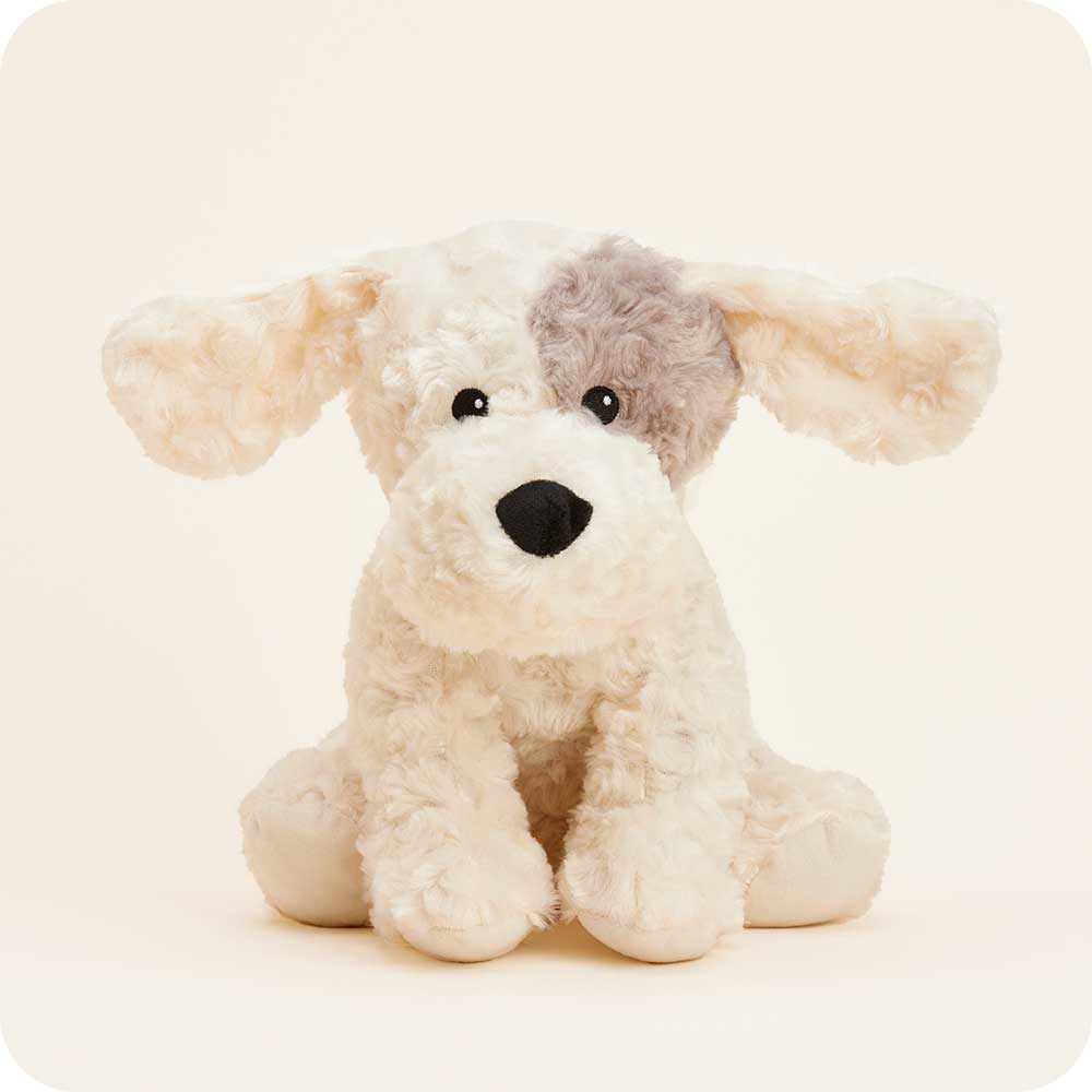 Patch Curly Dog Warmies-Stuffed &amp; Plush-Warmies-Yellow Springs Toy Company