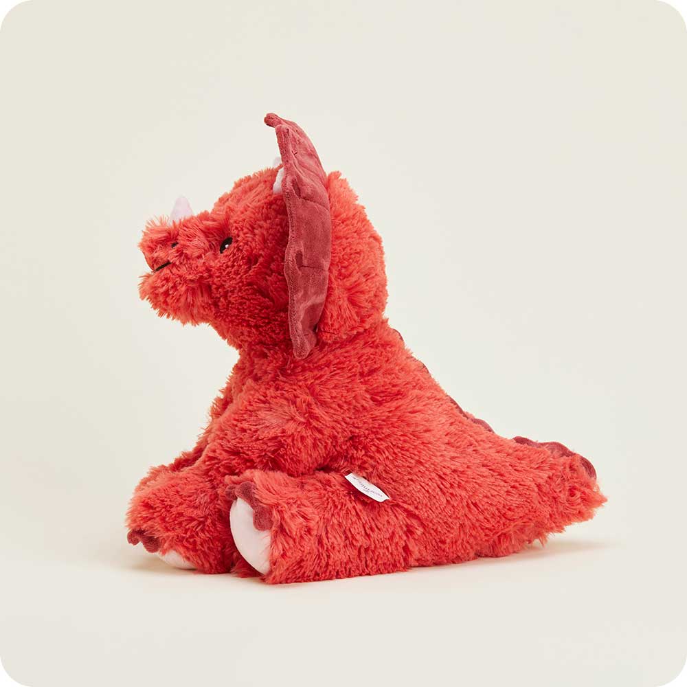 Red Triceratops Warmies-Stuffed &amp; Plush-Warmies-Yellow Springs Toy Company