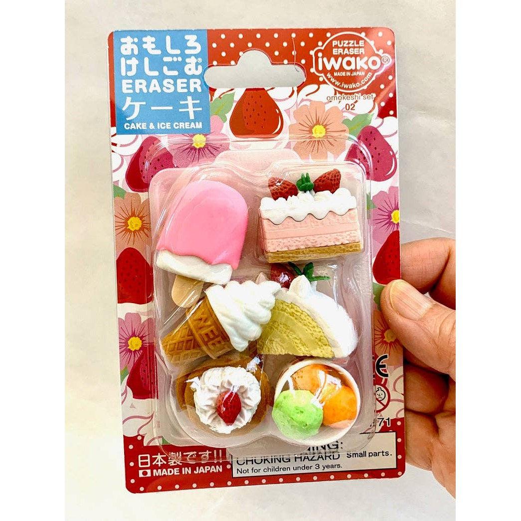 Iwako Cake Eraser Card-BCmini-Yellow Springs Toy Company