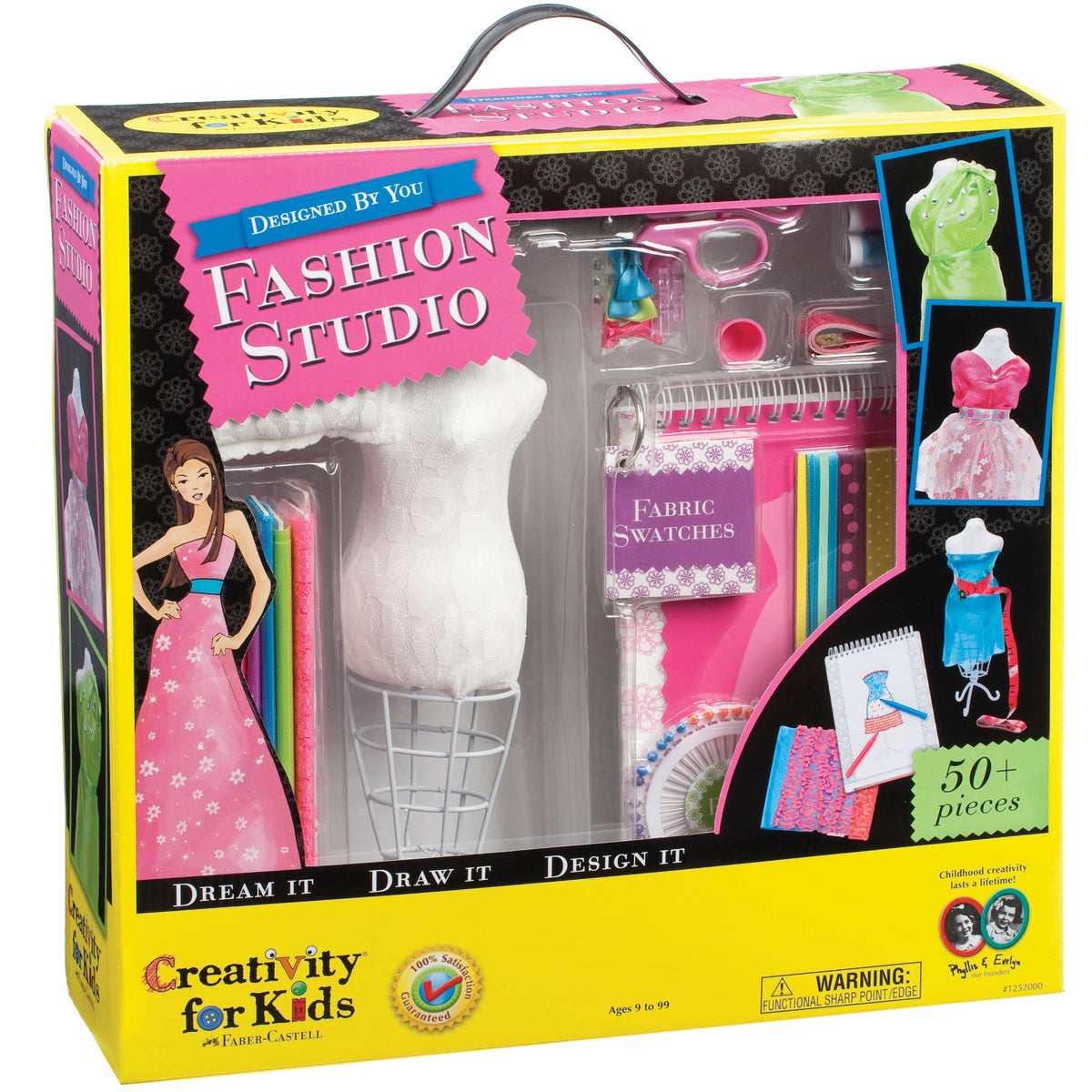 Designed By You Fashion Design Studio Craft Kit for Kids-Faber-Castell-Yellow Springs Toy Company