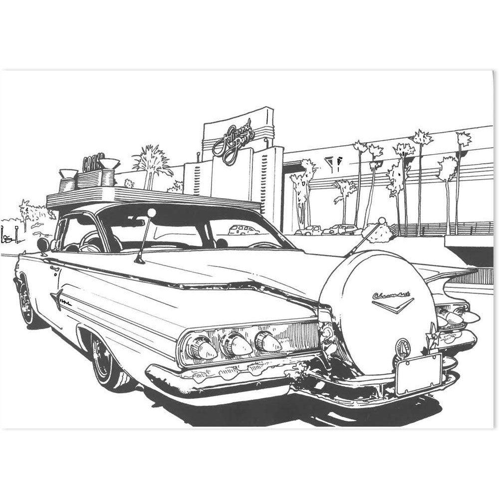 Lowrider Coloring Book-SCB-Yellow Springs Toy Company