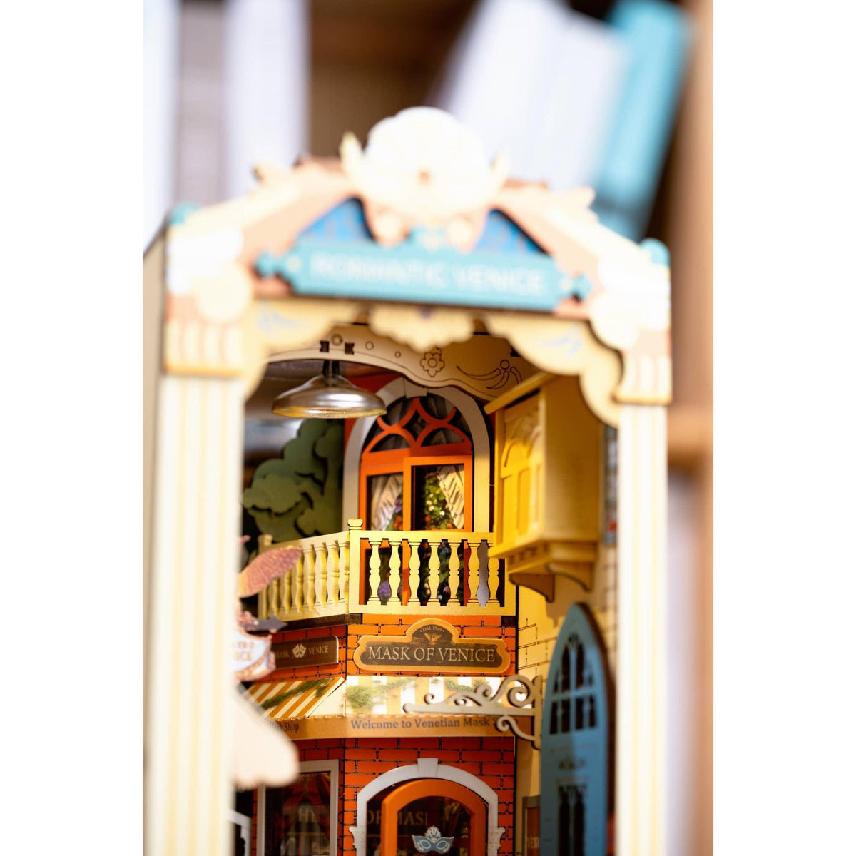 DIY Book Nook Kit: Romantic Venice with Dust Cover-Hands Craft-Yellow Springs Toy Company