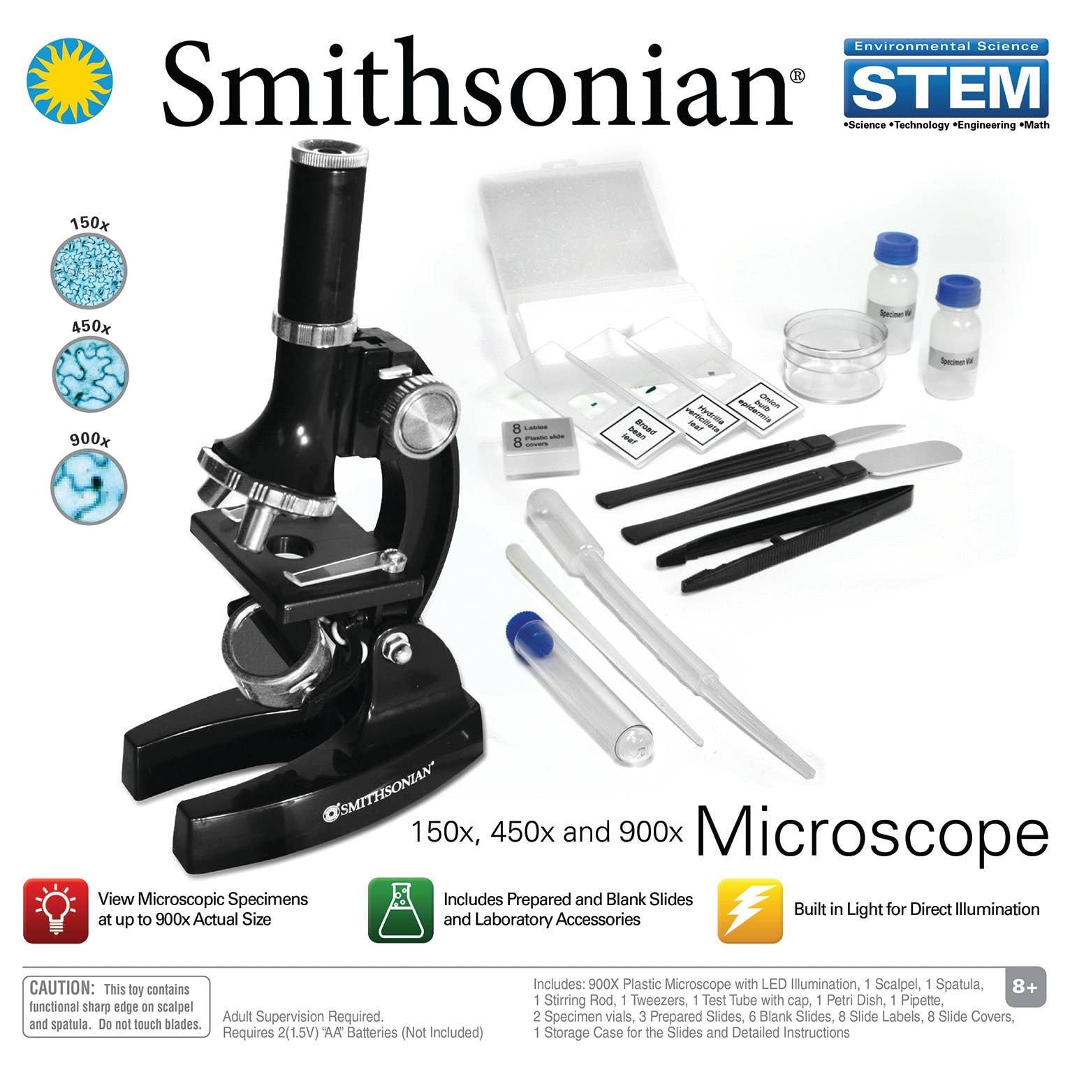Smithsonian Microscope Kit-Toysmith-Yellow Springs Toy Company