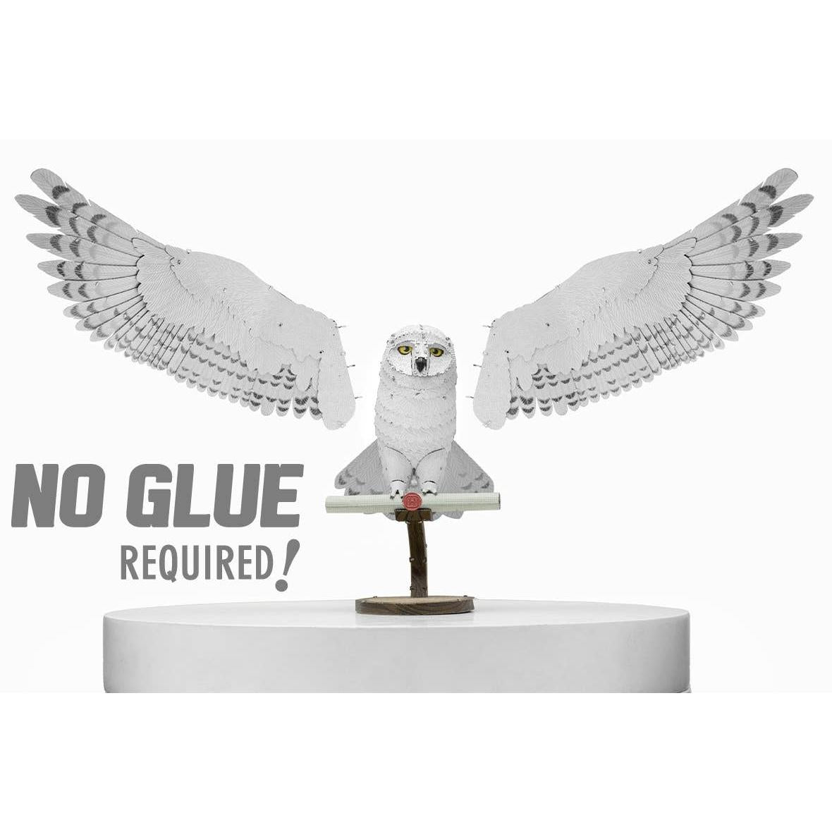 Hedwig Premium Series Harry Potter Metal Earth 3D model kit-Metal Earth-Yellow Springs Toy Company