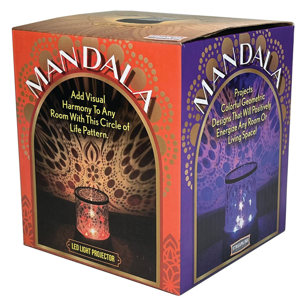 Mandala LED Projection Light-Streamline-Yellow Springs Toy Company