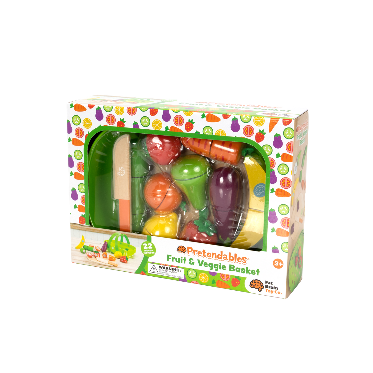 Pretendables Fruit &amp; Veggie Basket-Fat Brain Toy Co.-Yellow Springs Toy Company