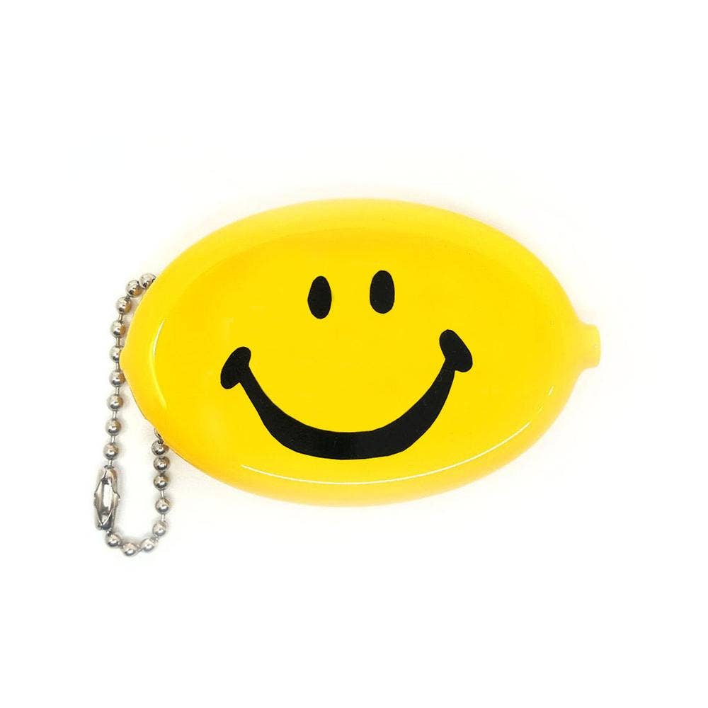 Coin Pouch - Happy Face Classic (Yellow)-Three Potato Four-Yellow Springs Toy Company