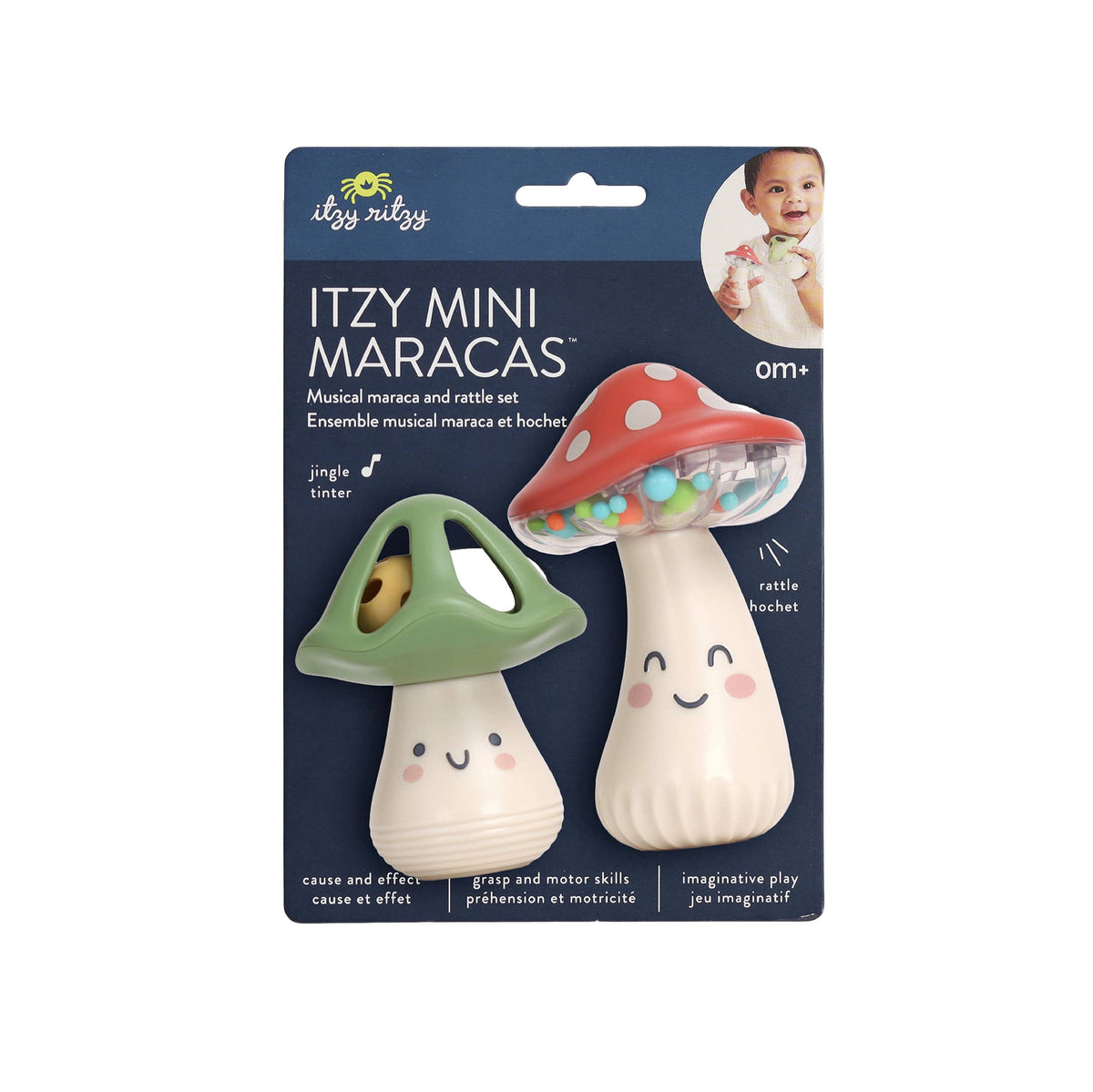 Mini Maracas - Musical Rattle-Itzy Ritzy-Yellow Springs Toy Company