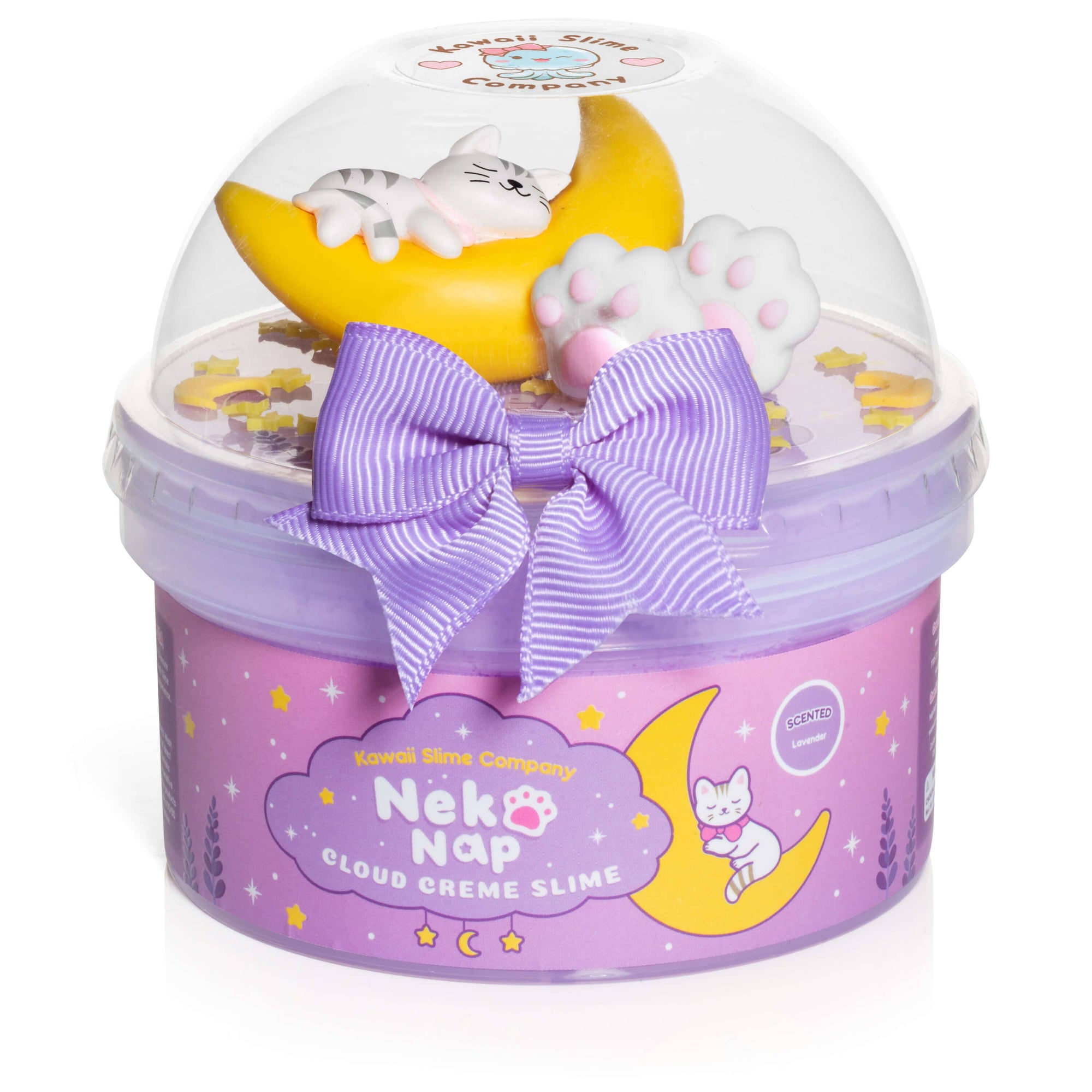 Neko Nap Cloud Creme Slime (4pcs/case)-Kawaii Slime Company-Yellow Springs Toy Company