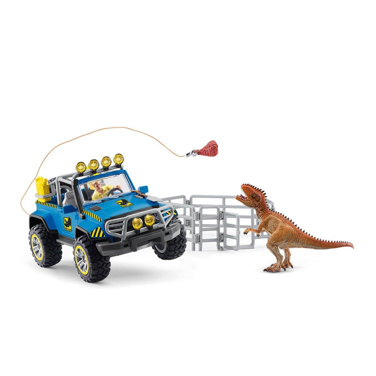 Off-Road Vehicle With Dino Outpost Dinosaur Playset-Schleich-Yellow Springs Toy Company