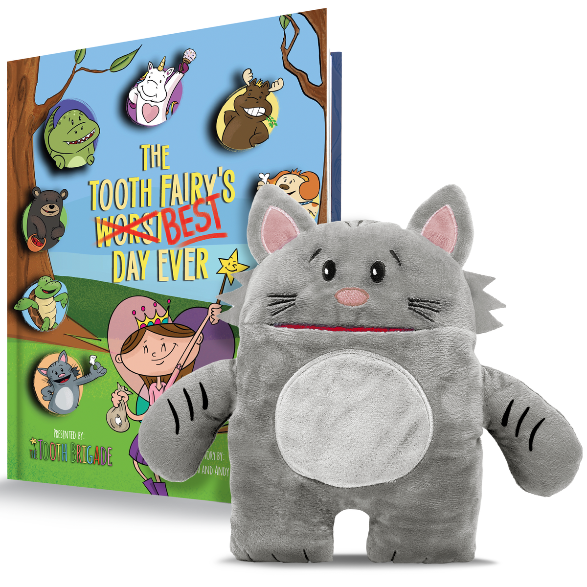 Gizmo Cat and Book Bundle-The Tooth Brigade-Yellow Springs Toy Company