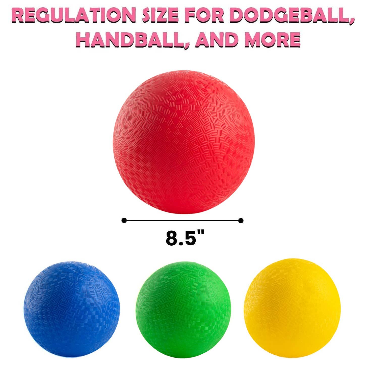 Playground Dodge Ball - PG 8.5" - Assorted Colors-Active & Sports-New Bounce-Yellow Springs Toy Company