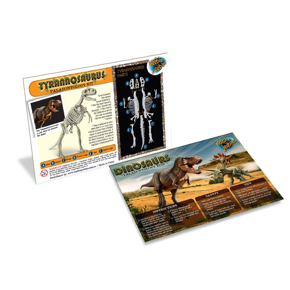 Tyrannosaurus Paleontology Kit-Heebie Jeebies-Yellow Springs Toy Company