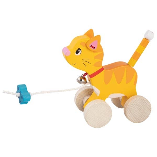 Pull-along animal - Cat-Goki America-Yellow Springs Toy Company