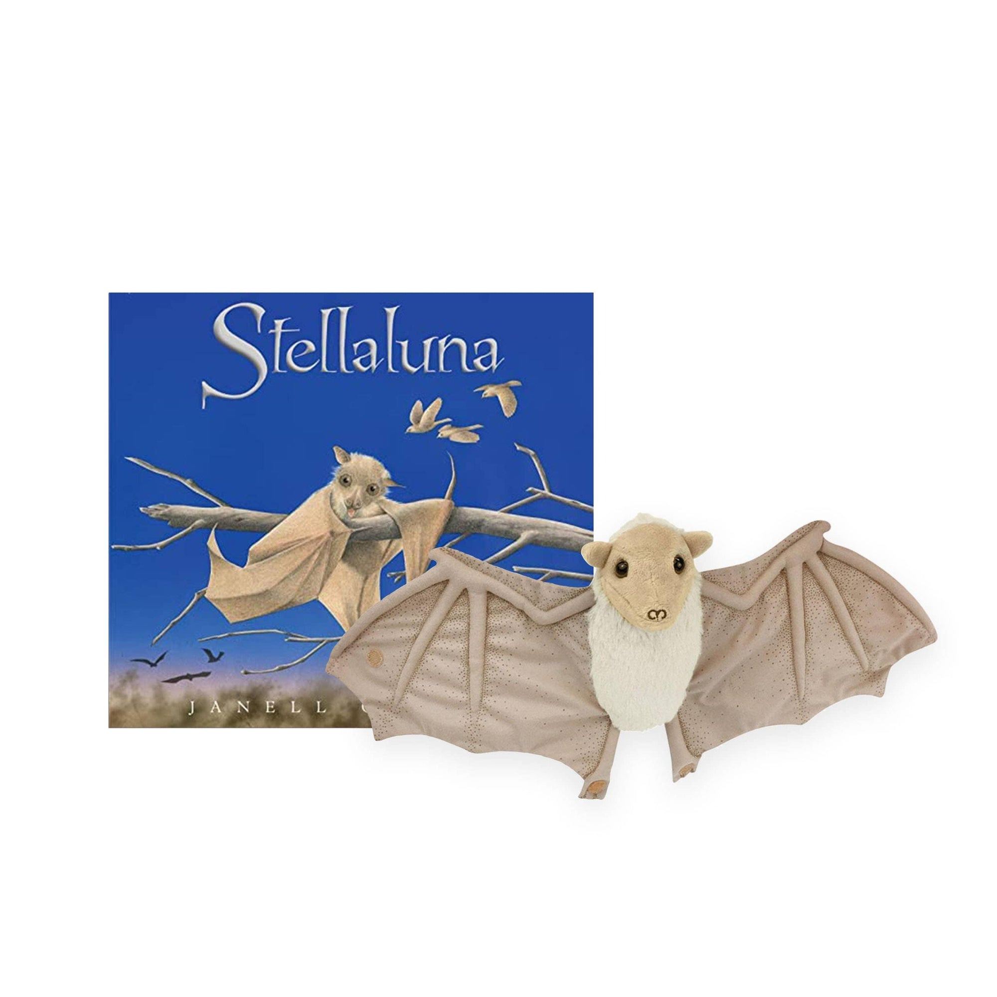 Stellaluna Plush with hardover book-Stuffed & Plush-MerryMakers-Yellow Springs Toy Company