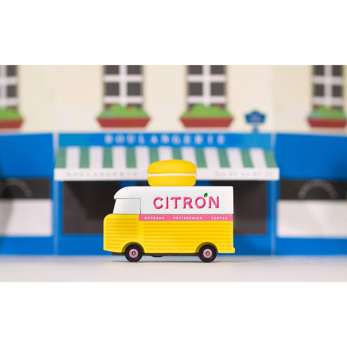 Candycar - Citron Macaron-Vehicles &amp; Transportation-Yellow Springs Toy Company