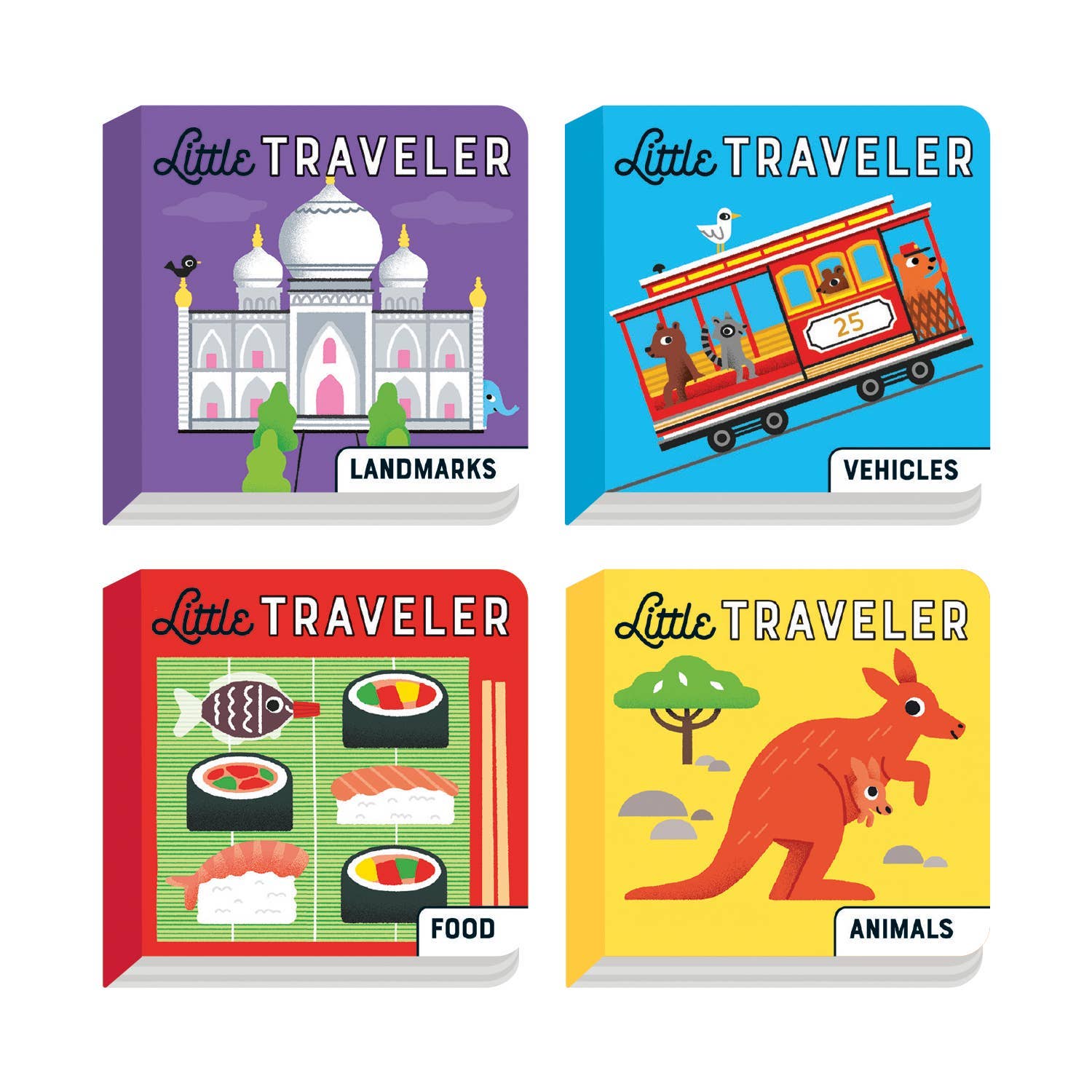 Little Traveler Board Book Set-Chronicle Books-Yellow Springs Toy Company