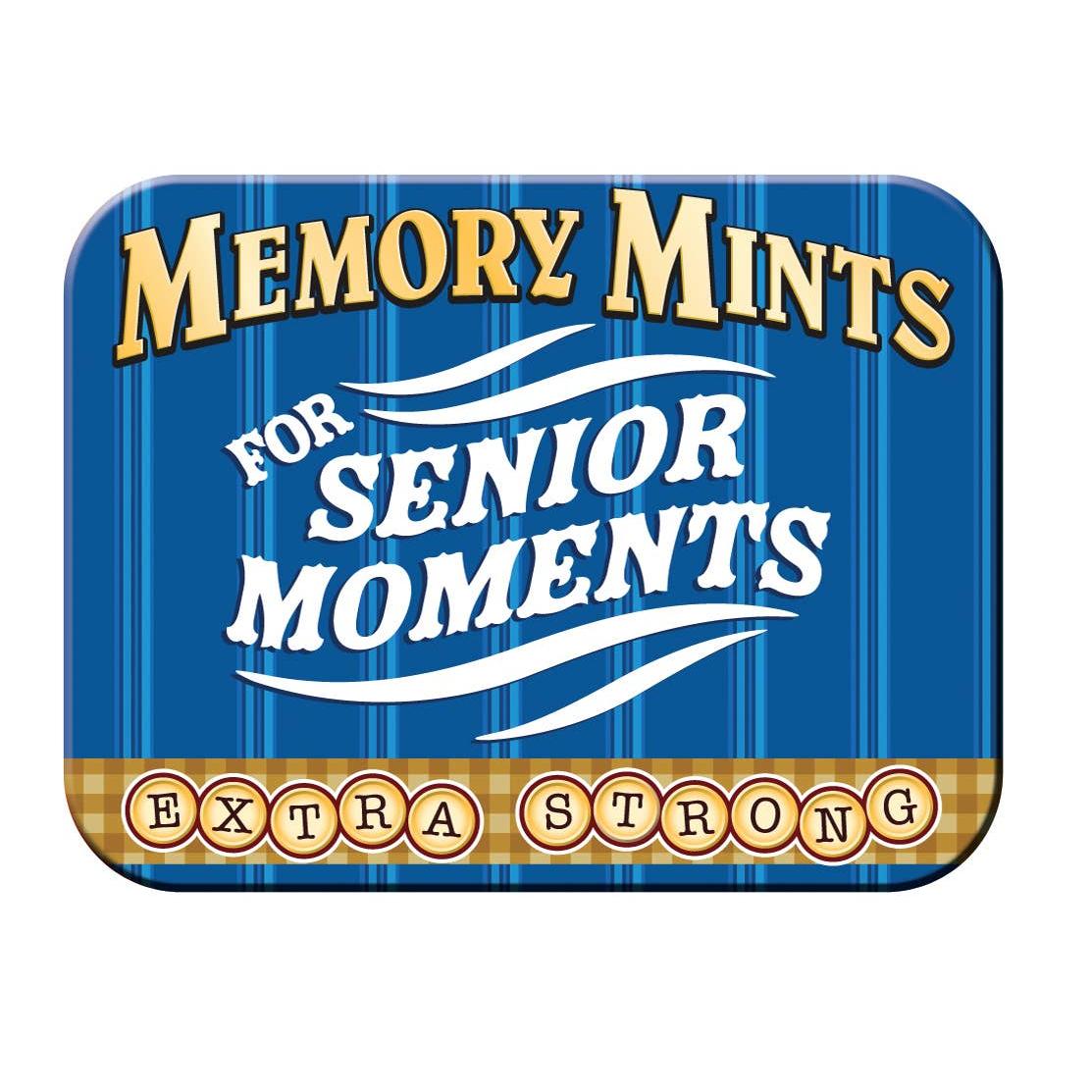 Memory Mints for Senior Moments, 18ct Tins-Grandpa Joe's Candy Shop-Yellow Springs Toy Company
