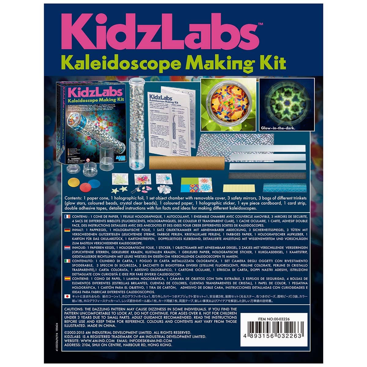Kaleidoscope Making Kit-Science &amp; Discovery-Yellow Springs Toy Company