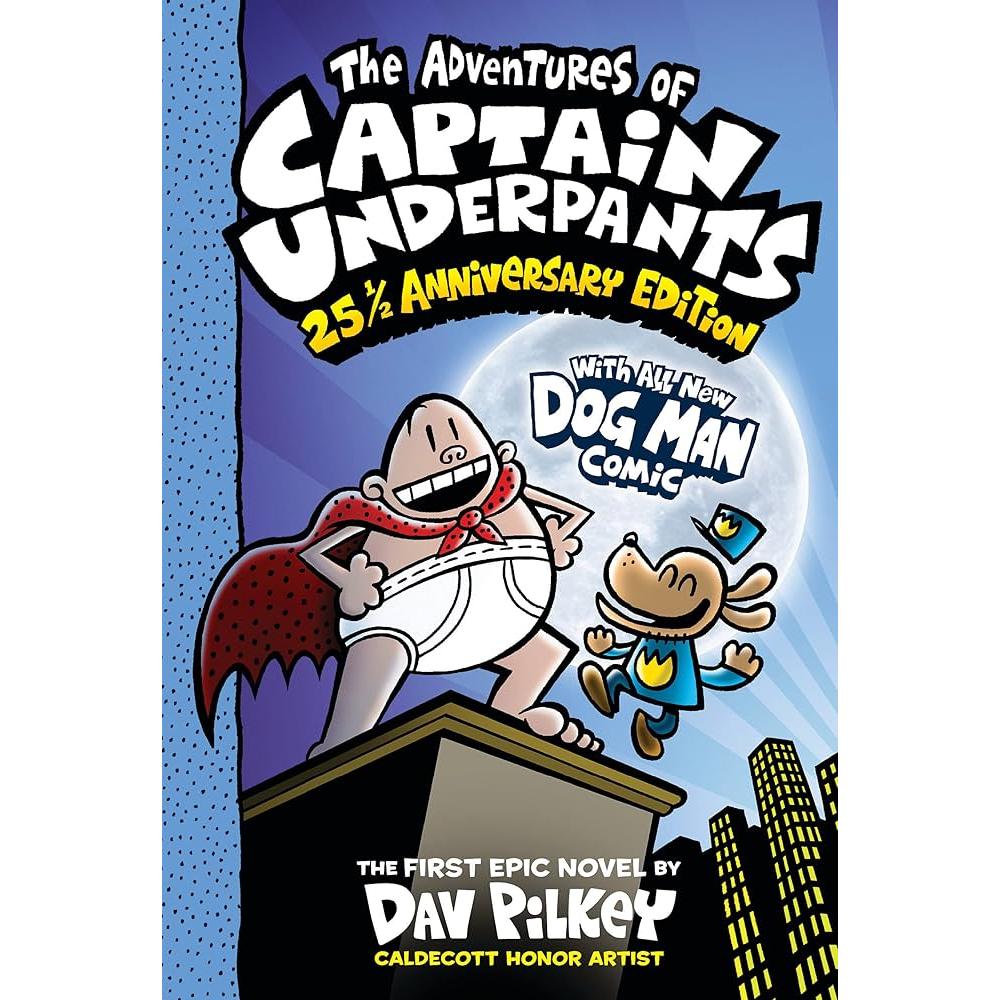 Captain Underpants 25 1/2 Anniversary Edition- Hardcover Book-Arts & Humanities-MerryMakers-Yellow Springs Toy Company