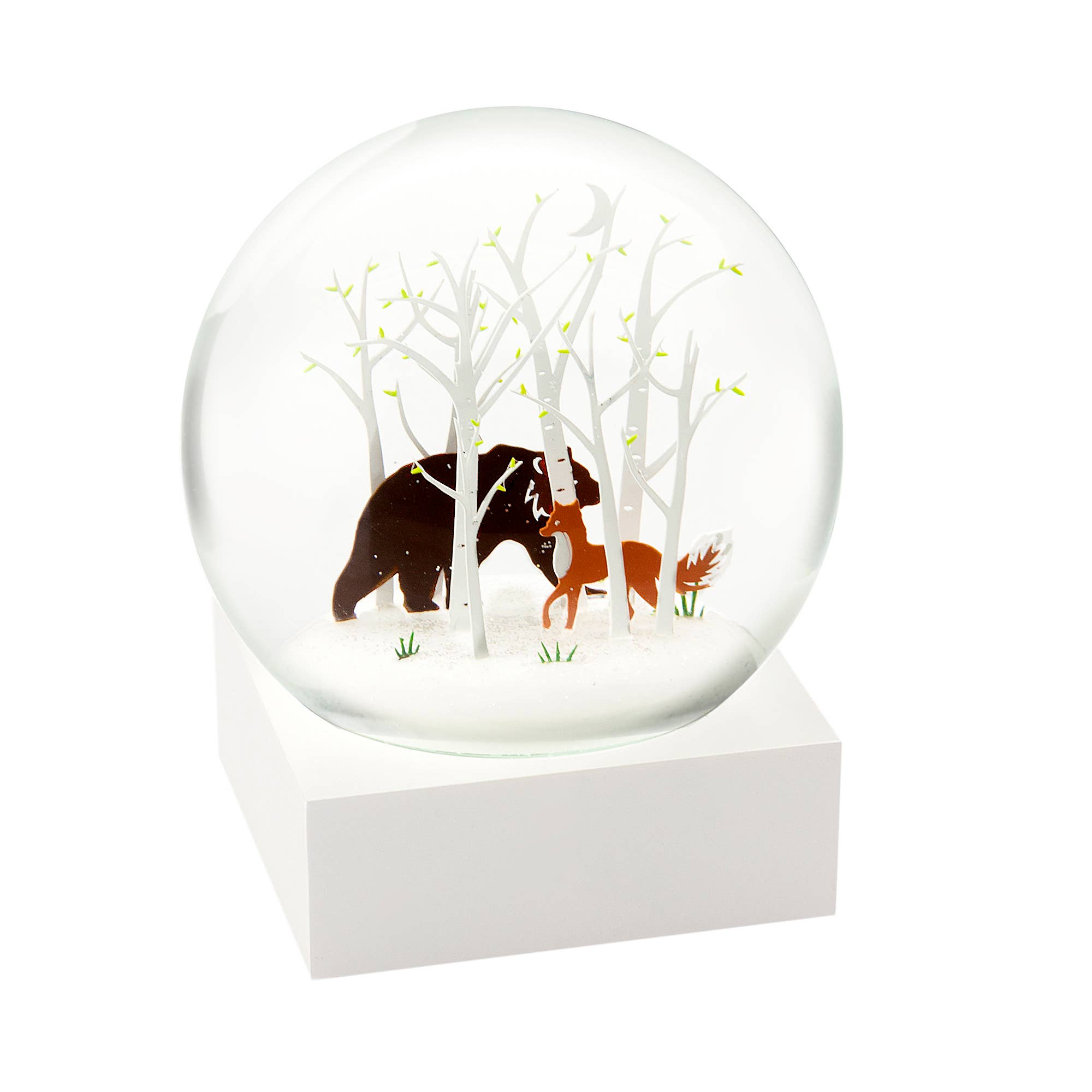 Fox and Bear Snow Globe-CoolSnowGlobes-Yellow Springs Toy Company