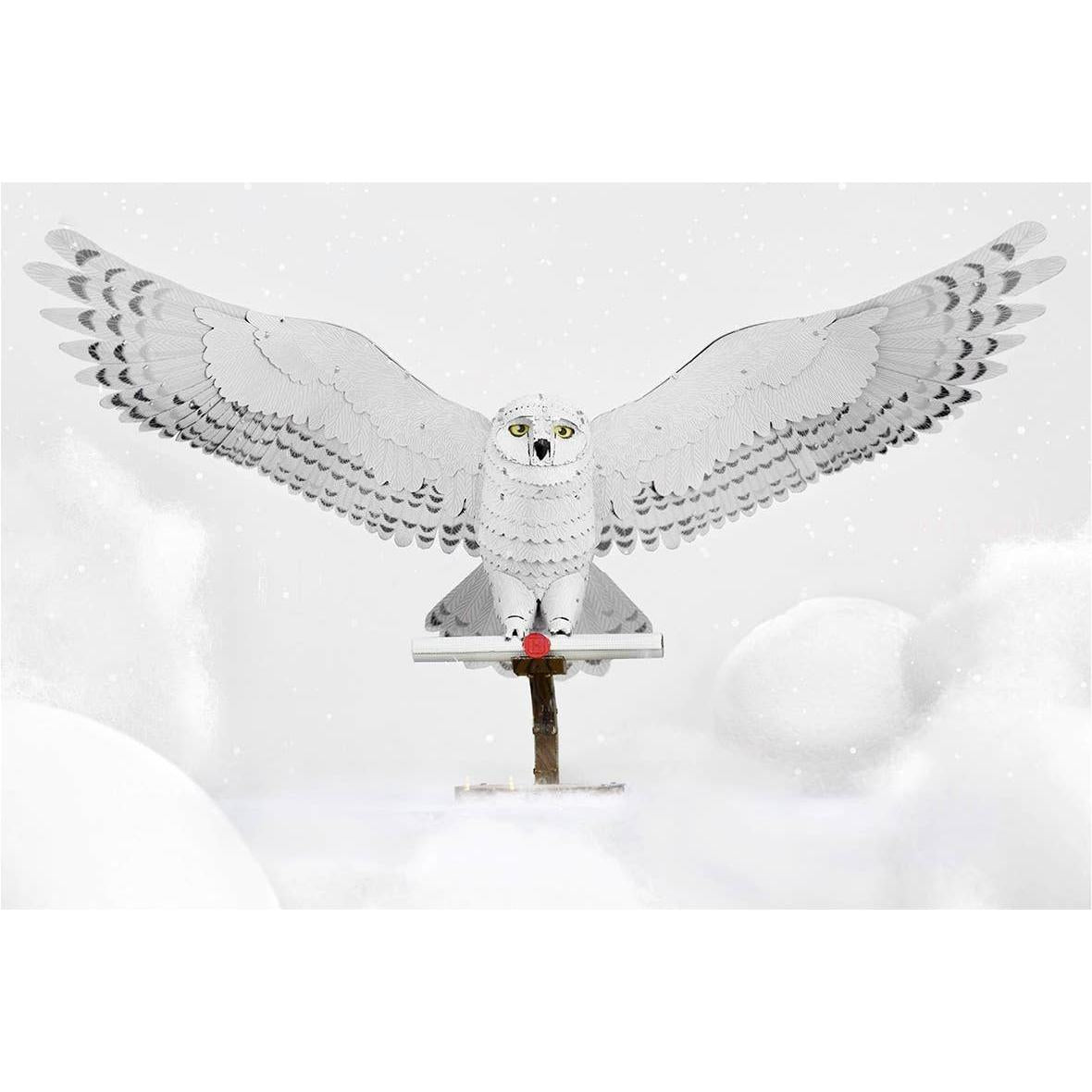 Hedwig Premium Series Harry Potter Metal Earth 3D model kit-Metal Earth-Yellow Springs Toy Company