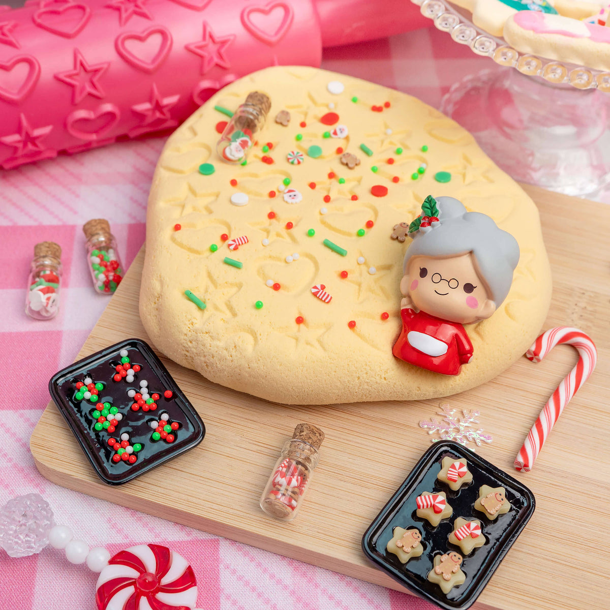Mrs. Claus&#39; Cookie Dough Clay-Dough Slime-Kawaii Slime Company-Yellow Springs Toy Company